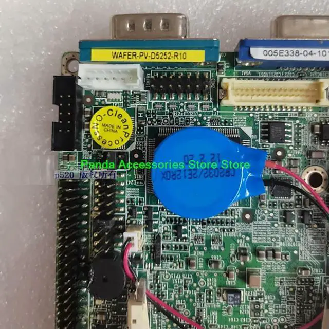 Alt view image 3 of 3 - D525 Industrial Control Motherboard WAFER-PV-D5252 WAFER-PV-D5252-R10 Rev:1.0