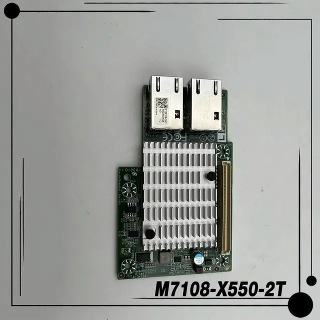 Alt view image 2 of 3 - M7108-X550-2T 10 Gigabit Network Card X550-T2 OCP2.0