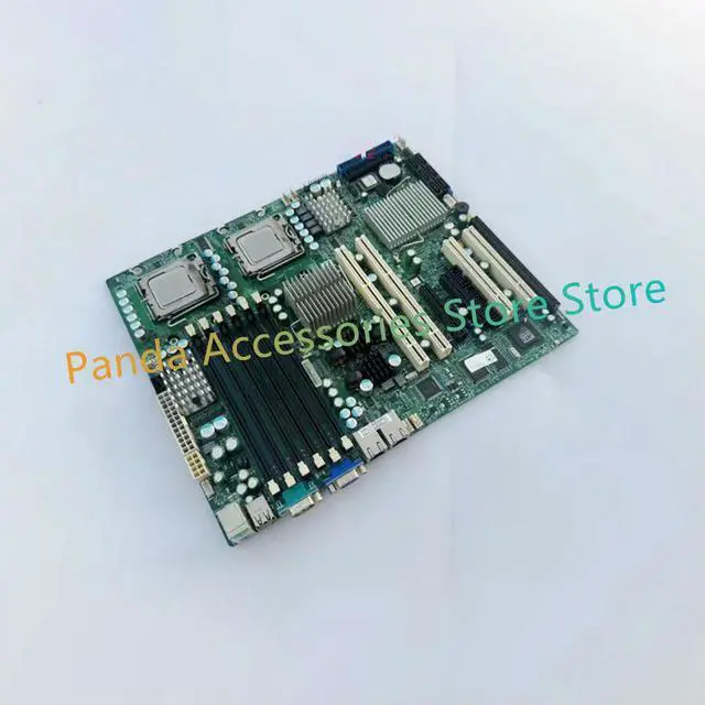 Alt view image 2 of 3 - For Workstation Server Industrial Computer Equipment Motherboard 2 PCI-X Slots X7DVL-E