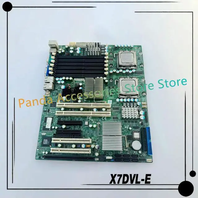 Alt view image 3 of 3 - For Workstation Server Industrial Computer Equipment Motherboard 2 PCI-X Slots X7DVL-E