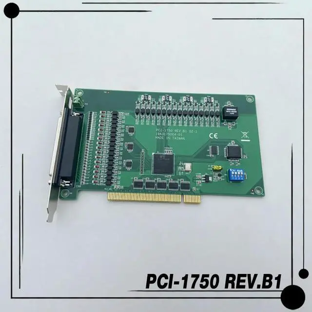 Alt view image 3 of 3 - 32 Digital i/o Card Data Acquisition Card PCI-1750 REV.B1