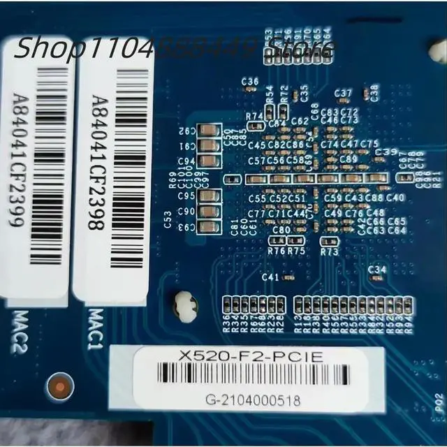 Alt view image 4 of 6 - 10GB network card X520-F2-PCIE