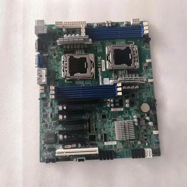 Alt view image 3 of 3 - For Two-way Server Motherboard LGA 1356 C602 DDR3 Xeon Processor E5-2400 And E5-2400 V2 Fully Tested X9DBL-iF