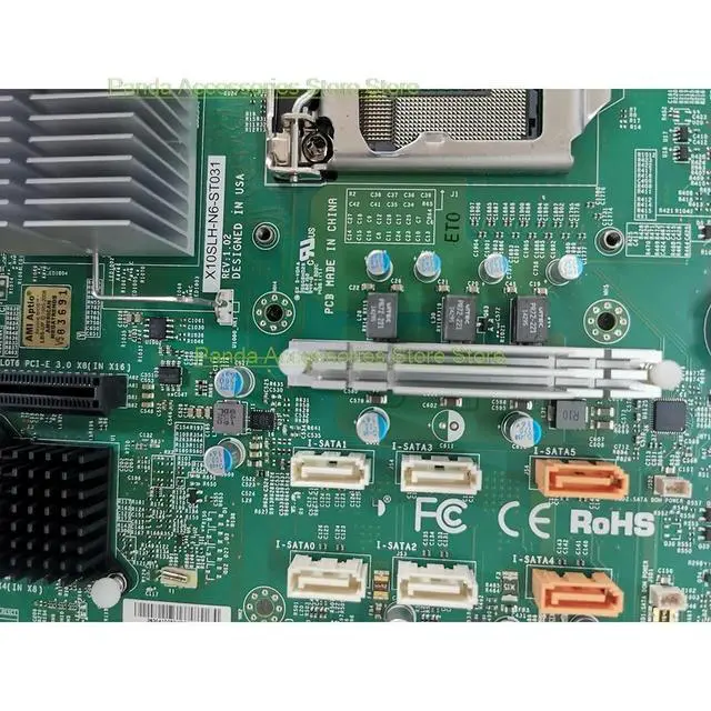 Alt view image 2 of 3 - Stable Version X10SLH-N6-ST031 Server Motherboard For X540-T2 C226 DDR3
