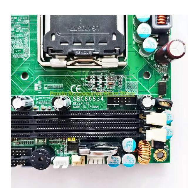 Alt view image 2 of 3 - Easy Install SBC86834 REV:A1-RC Dual Port Industrial Control Motherboard SBC86834