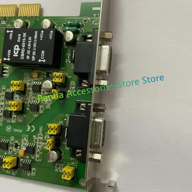 Alt view image 2 of 3 - For ICPDAS CR 12 bit analog output card PISO-DA2U Rev4.00