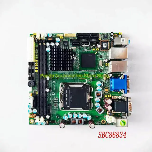 Alt view image 3 of 3 - Easy Install SBC86834 REV:A1-RC Dual Port Industrial Control Motherboard SBC86834