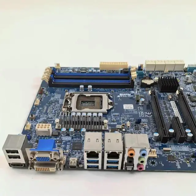 Alt view image 2 of 3 - MBD-C7Z87-OCE Z87 motherboard 1150 pin dual network port multi PCIE multi SATA port IPMI C7Z87-OCE