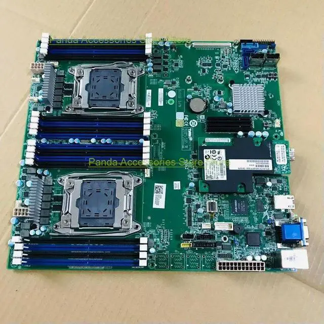 Alt view image 2 of 3 - Stable Version X99 Two-Way Server Motherboard S7076 Support E5-2680 V3 C612 DDR4