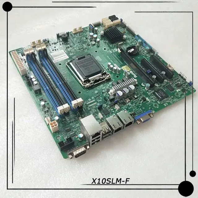 Alt view image 2 of 3 - X10SLM-F For Server microATX Motherboard 1150 C222 Support E3-1200 v3/v4 DDR3 PCI-E 3.0 100% Tested Fast Ship