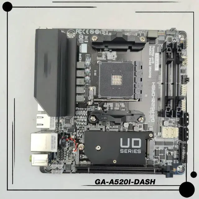 Alt view image 2 of 3 - Desktop Motherboard A520I-DASH DDR4 MINI-ITX Support 4000 G GA-A520I-DASH