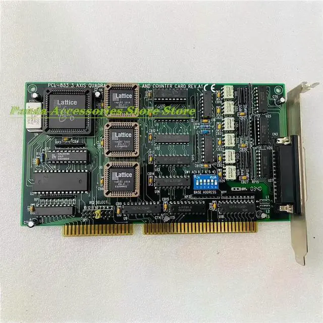 Alt view image 3 of 3 - PCL-833 REV.A1 PCL-833 3 AXIS QUADRATION ENCODER REV.A1 Orthogonal Encoder Counting Card