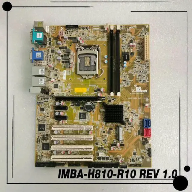 Alt view image 2 of 3 - IMBA-H810-R10 REV 1.0 For IEI industrial motherboard