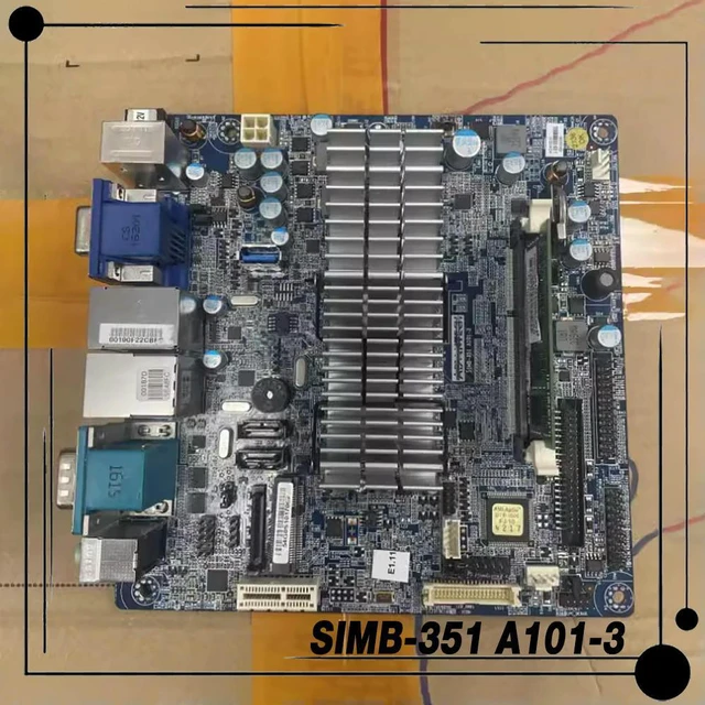 Alt view image 3 of 3 - SIMB-351 A101-3 Industrial Motherboard 17X17 ITX