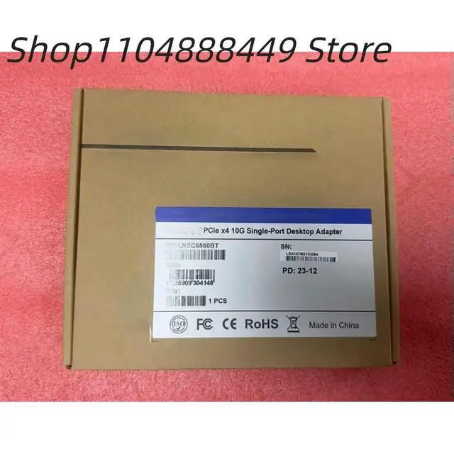 Alt view image 4 of 4 - PCIe x4 10G single-port network card LREC6880BT