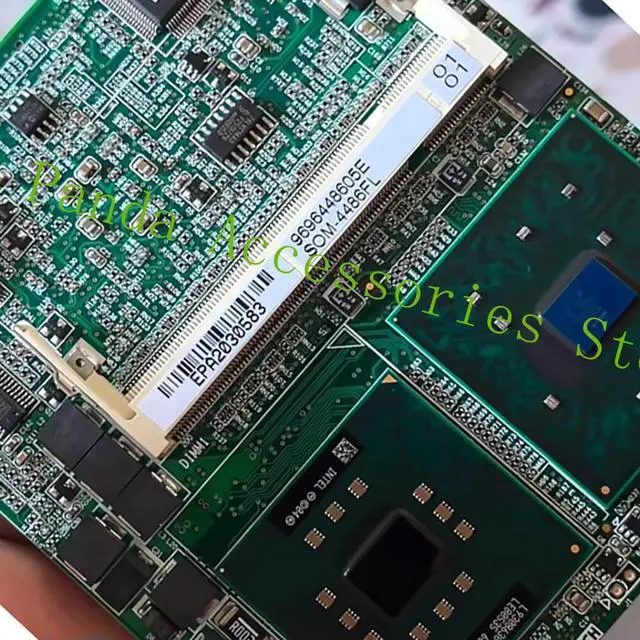 Alt view image 2 of 3 - SOM-4486FL Industrial Control Motherboard 19C6448604 SOM-4486 REV:A3