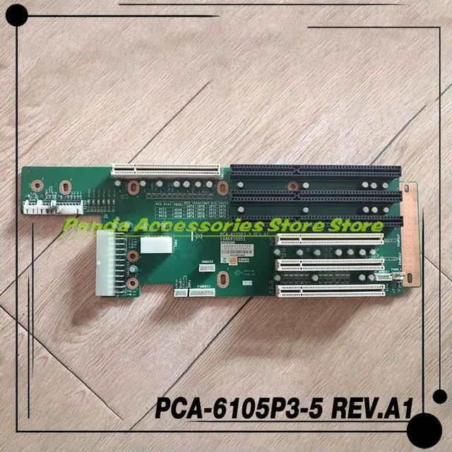 Alt view image 3 of 3 - High Reliability 5 Slot Industrial Backplane 1ISA 2PCI 1PICMG 1PCI/ISA PCA-6105P3 19AK610551 PCA-6105P3-5 REV.A1