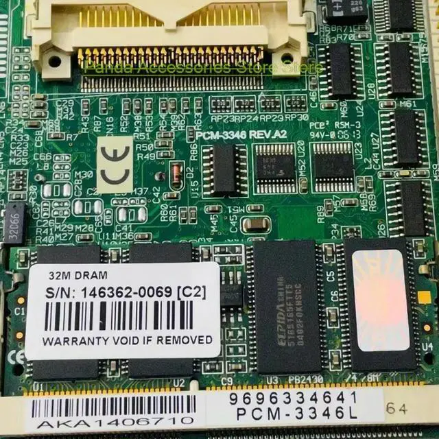 Alt view image 2 of 3 - PCM-3346L Industrial Motherboard PCM-3346 Rev:A2