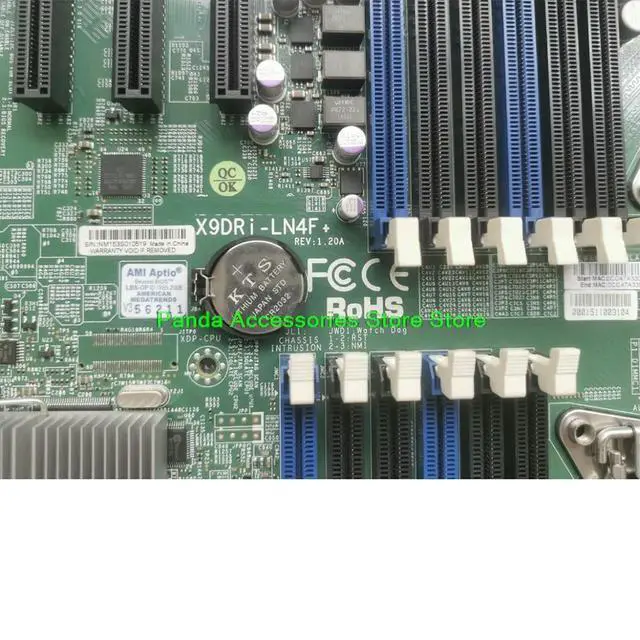 Alt view image 2 of 3 - DDR3 E5-2600 X79 2011 Server Motherboard X9DRI-LN4F+