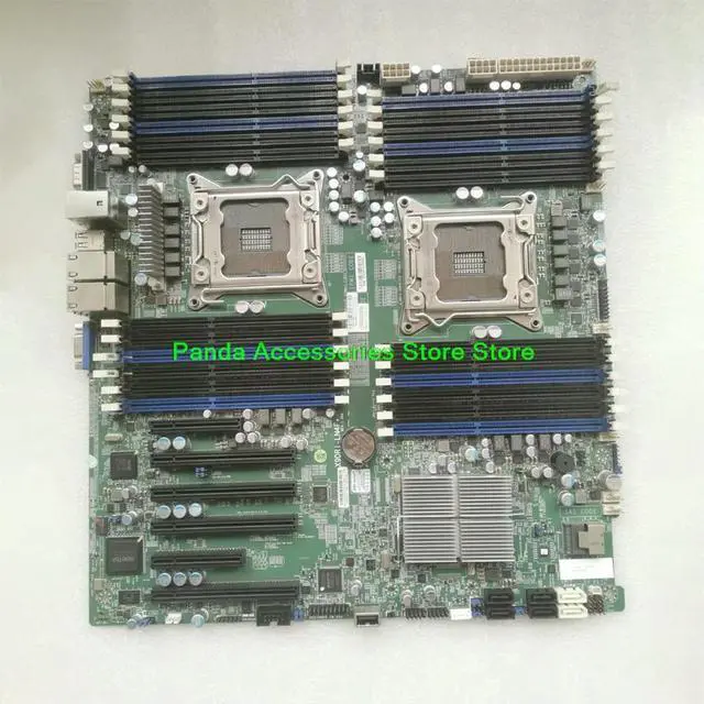 Alt view image 3 of 3 - DDR3 E5-2600 X79 2011 Server Motherboard X9DRI-LN4F+