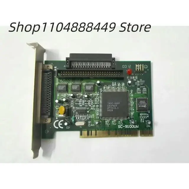Alt view image 4 of 6 - SC-9100UW SCSI card external 68-pin adapter card