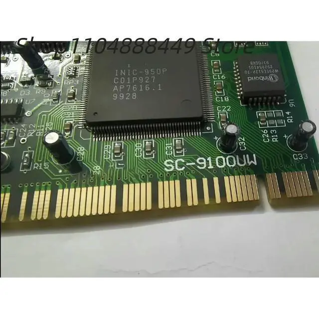 Alt view image 5 of 6 - SC-9100UW SCSI card external 68-pin adapter card
