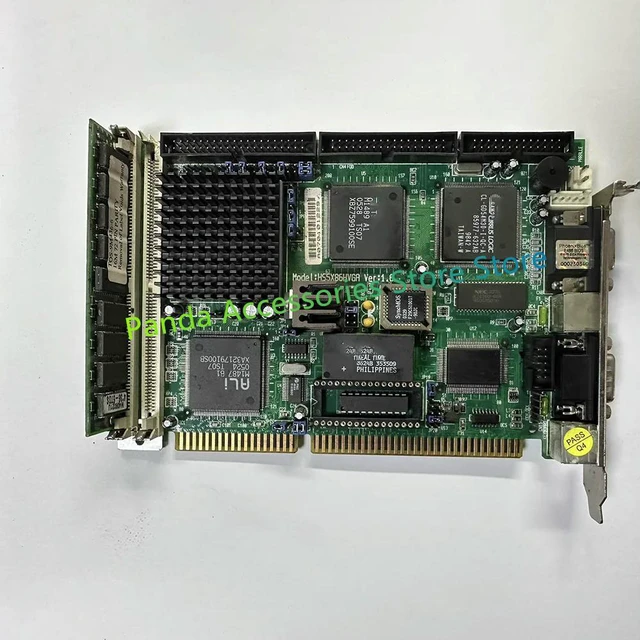 Alt view image 2 of 2 - HS5X86HVGA 486 Half-length CPU Motherboard HS5X86HVGA VER:1.6