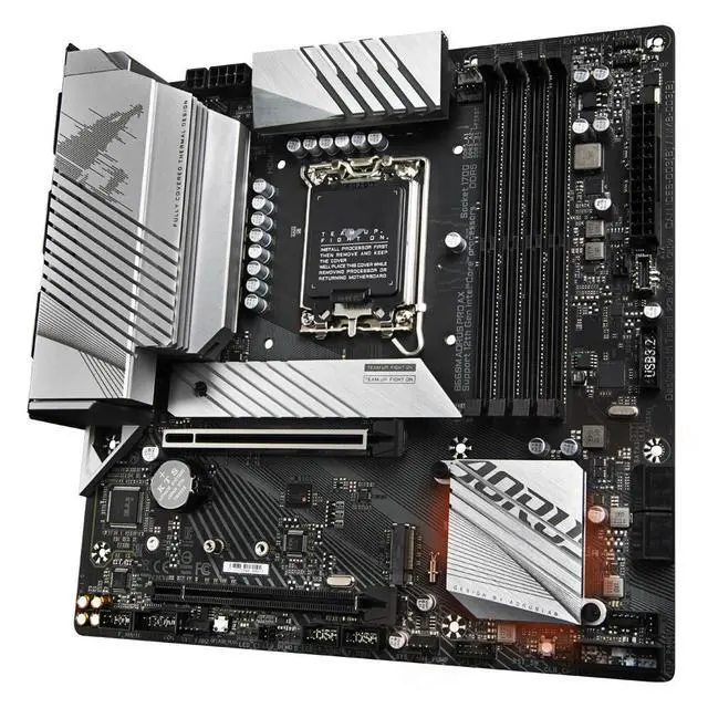 Alt view image 3 of 3 - For LGA1700 Support 12th CPU 4*DDR5 128GB Micro ATX Desktop Motherboard B660M PRO AX DDR5