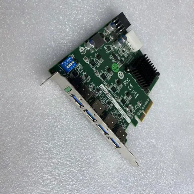 Alt view image 3 of 3 - 4-port PCI Express USB Vision Image Capture Card PCIE-1154