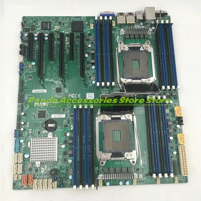 Alt view image 3 of 3 - Hot Sale job X10DRi Server Motherboard C612 LGA2011 E5-2600 V3/V4 DDR4