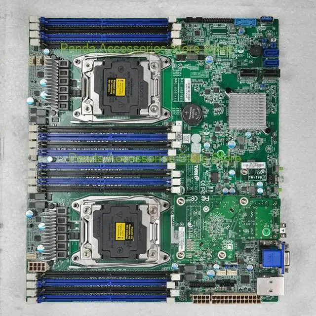 Alt view image 2 of 3 - Stable Version X99 Two-Way Server Motherboard S7083 C612 Support E5 2600 V3 V4