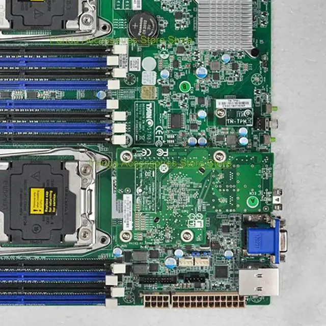 Alt view image 3 of 3 - Stable Version X99 Two-Way Server Motherboard S7083 C612 Support E5 2600 V3 V4