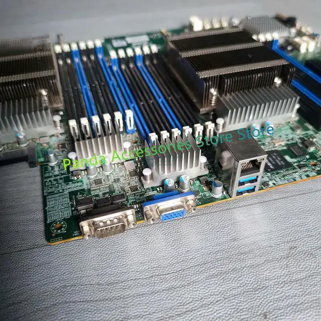 Alt view image 2 of 3 - Dual-channel x99 E5-V3V4 6028R Server motherboard X10DSC+