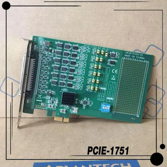 Alt view image 2 of 3 - PCIE-1751 A1 48-Channel Capture Card For Advantech