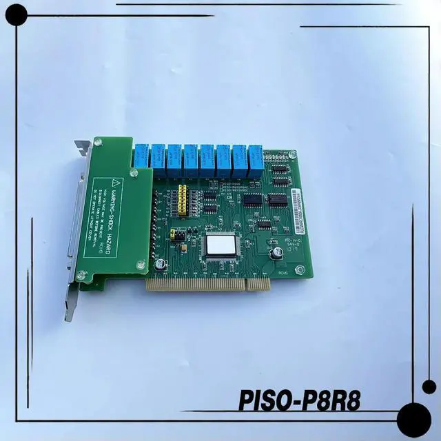 Alt view image 3 of 3 - PISO-P8R8 8-way relay output 8-way isolated digital input control card