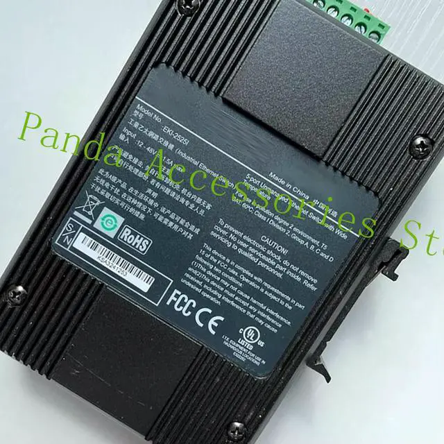 Alt view image 2 of 3 - EKI-2525I Industrial Ethernet Switch with Five Ports