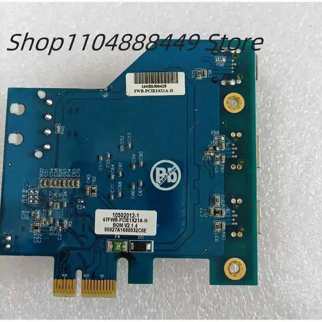 Alt view image 2 of 2 - FWB-PCIE1X21A FW643 1394B Acquisition card