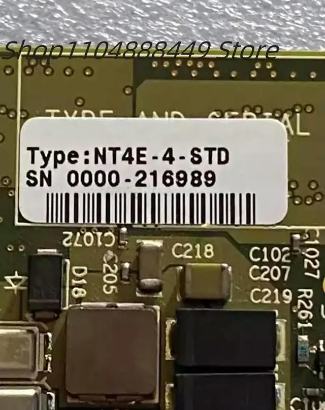 Alt view image 3 of 3 - NT4E-4-STD network acquisition card