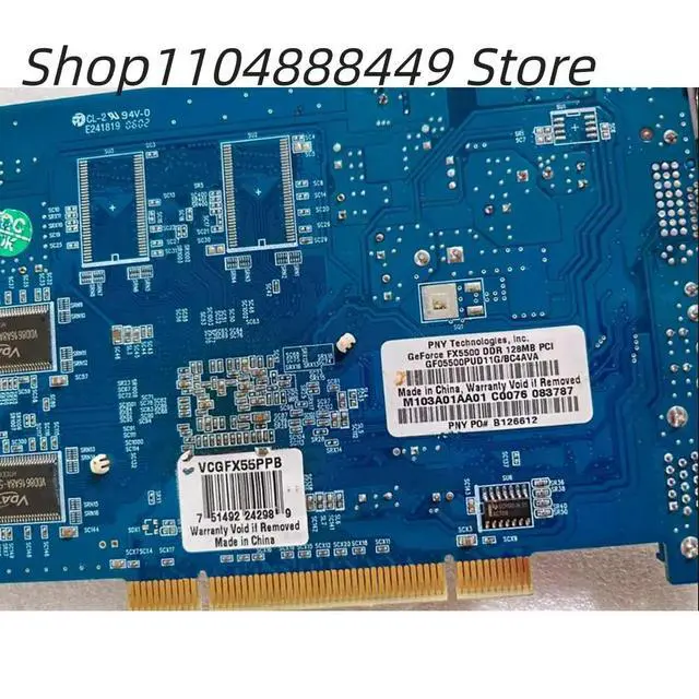 Alt view image 3 of 3 - FX5500/128M memory PCI graphics card