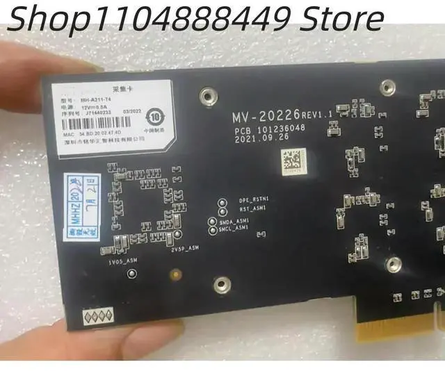 Alt view image 3 of 3 - MH-A211-T4 MV-20226 Acquisition card