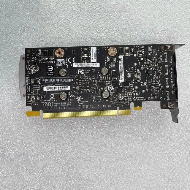 Alt view image 3 of 3 - Quadro P1000 Professional Graphics Card 3D Modeling And Rendering 4GB GDDR5