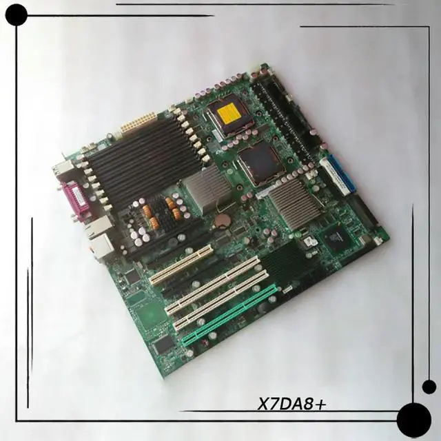 Alt view image 2 of 3 - X7DA8+ For Dual 771-pin LGA Sockets Server Workstation Motherboard For ® 5000X (Greencreek) Chipset