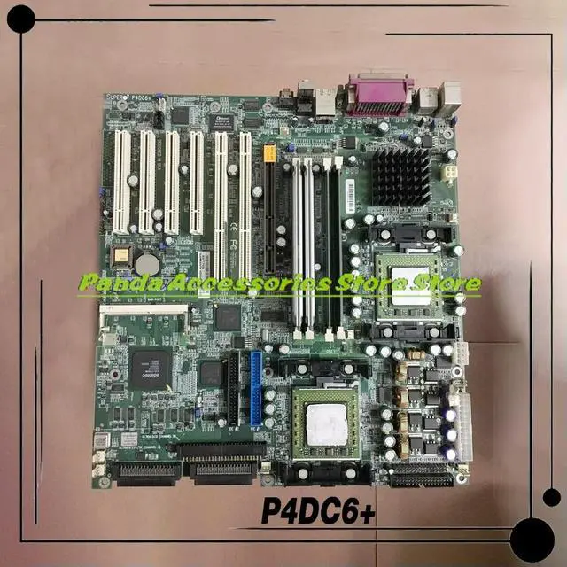 Alt view image 3 of 3 - P4DC6+ Server Motherboard Xeon 603 With SCSI RAID Array