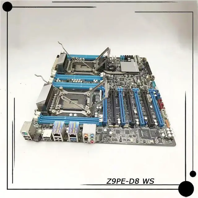 Alt view image 3 of 3 - job Server Motherboard 14*SATA 7*PCI-Ee E5-2696 2680 V2 Z9PE-D8 WS