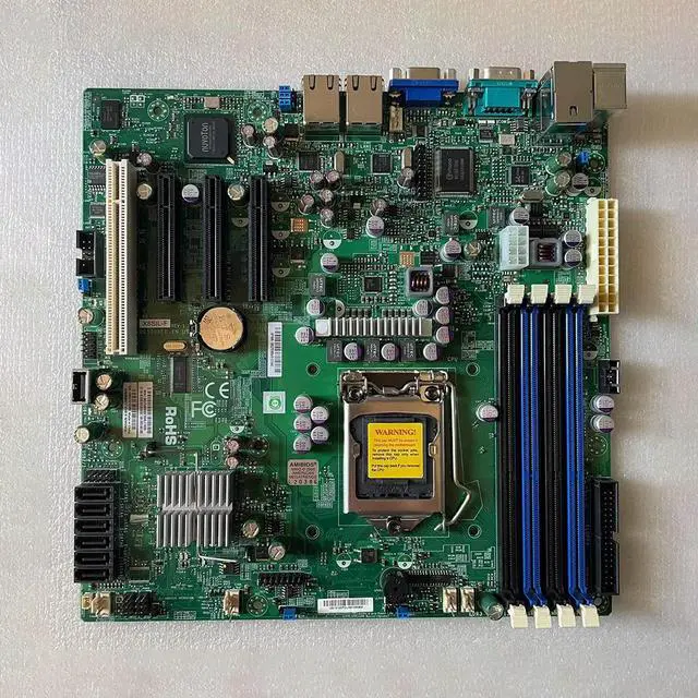 Alt view image 2 of 3 - X8SIL-F For microATX Single-way Server Motherboard 3400 Chipset LGA 1156 Socket Xeon® X3400/L3400