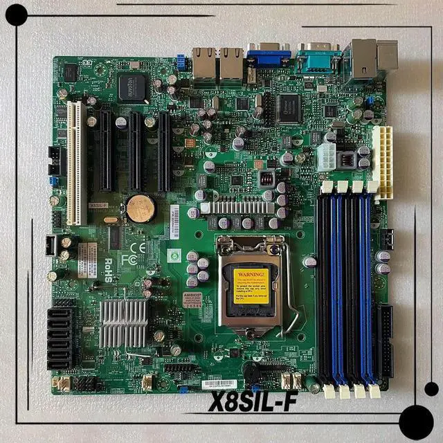 Main image of X8SIL-F For microATX Single-way Server Motherboard 3400 Chipset LGA 1156 Socket Xeon® X3400/L3400