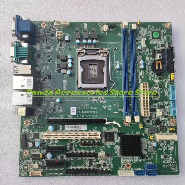 Alt view image 3 of 3 - Hot Sale AIMB-505 REV:A1 Industrial Control Motherboard Dual Network Port AIMB-505G2