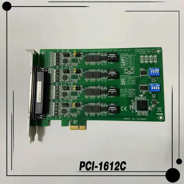 Alt view image 3 of 3 - job For Advantech serial port card 4-port RS-232/422/485 PCI-1612C
