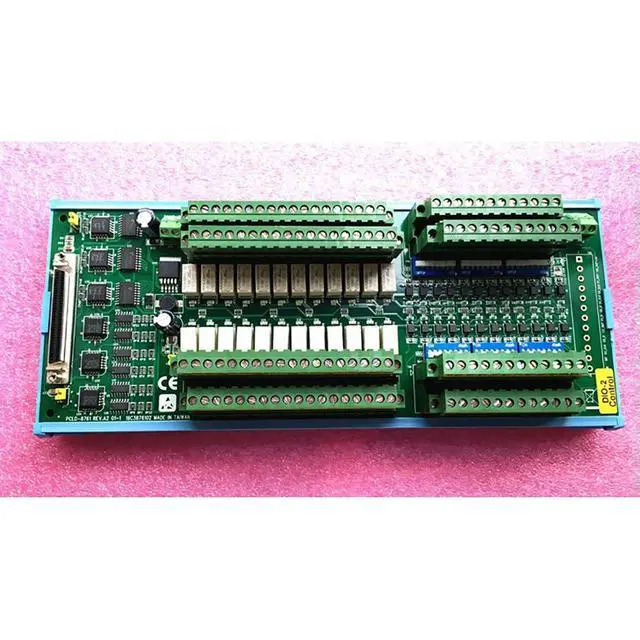 Alt view image 3 of 3 - High Reliability I/O Wiring Terminal Panel 24-Channel Relay And Isolated D/I Board Connector For Advantech PCLD-8761