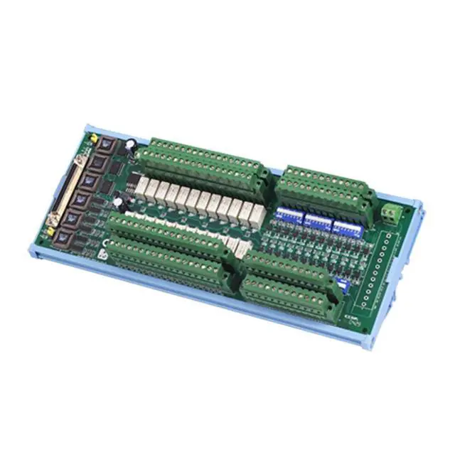 Alt view image 2 of 3 - High Reliability I/O Wiring Terminal Panel 24-Channel Relay And Isolated D/I Board Connector For Advantech PCLD-8761